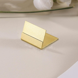 Metal Place <b>Card</b> Holder Heart Shape Clip Place Clip Label Stand with Tag Metal Place <b>Card</b> Holder Gold <b>Table</b> Number Stand - Product Image 3