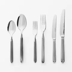Modern Dining Essentials Metal Cutlery Set Stainless Steel Spoon <b>Fork</b> Knife Flatware Set Durable and Stylish Tableware Choice - Product Image 6