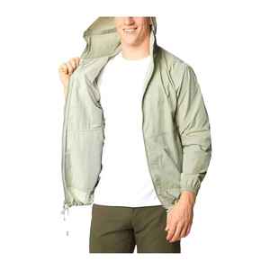 New Design Hooded Camouflage Coated Waterproof Windbreaker <b>Quilted</b> Rain Jacket Front Unisex High Quality Sport Spring Jacket - Product Image 3