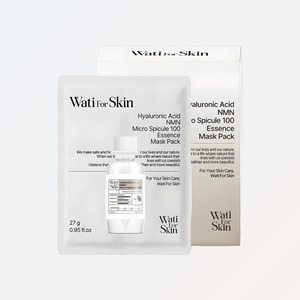 Masques pour le visage Whatiforskin Hyaluronic Acid NMN micro Spicule 100 Essence Face Mask 10ea Fabriqué en Corée - Product Image 2
