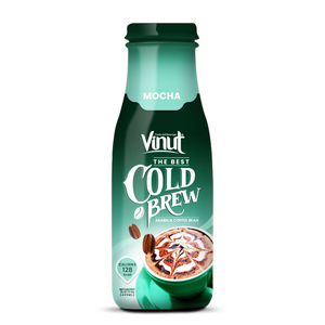 Puré de Café Frío, Granos de Arábica y Robusta, Botella PET de 405 ml, VINUT, Distribuidores Mayoristas, Importadores, Marca Privada, OEM, 6% Brix - Product Image 1