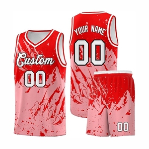 Tenues de basket-ball d'équipe avec des coutures de qualité supérieure, maillot et short athlétiques légers - Product Image 6
