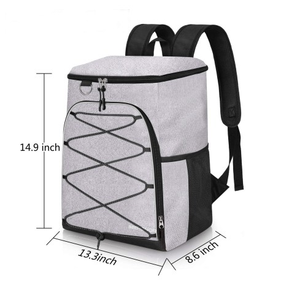 Sac à dos de pique-nique pour 4 personnes en polyester, imperméable, personnalisable avec logo, idéal pour le camping et les activités de plein air - Product Image 6
