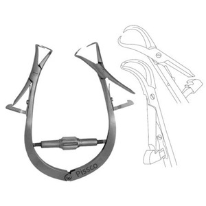 PISSCO Écarteur Thyroïdien Chirurgical, Outil de Chirurgie Thyroïdienne, 1 pièce - Product Image 1