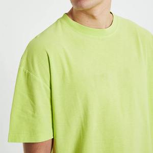 T-shirt vierge à manches courtes coupe droite en coton et polyester 220 g/m² de qualité supérieure, épaules tombantes, design personnalisé - Product Image 3