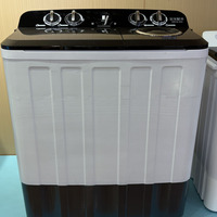 Lave-linge à double cuve de qualité supérieure, antirouille, consommation d'eau économique, adapté au lavage quotidien des vêtements