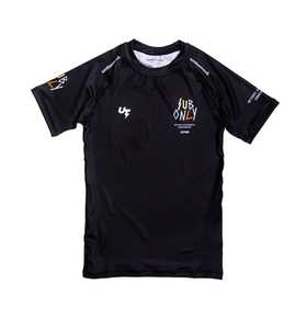 เสื้อรัดกล้ามเนื้อแขนยาวสำหรับบราซิลเลียนยิวยิตสูแบบไม่ใช้ผ้าป้องกัน ยี่ห้อ Custom BJJ สำหรับการฝึกซ้อมและการแข่งขัน MMA  แบบซับลิเมชั่น - Product Image 2