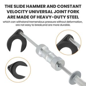Auto Repair Tool Sets Inner CV Joint Puller Slide Hammer Wheel Drive Axle Half Shaft Removal Tool - Product Image 2
