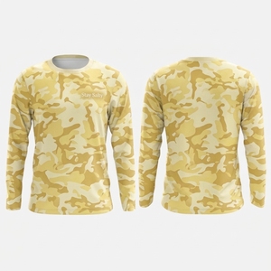 Camiseta de Pesca al por Mayor con Logotipo Personalizado OEM para Hombre, Manga Larga, Protección Solar UPF 50+, Secado Rápido - Product Image 2