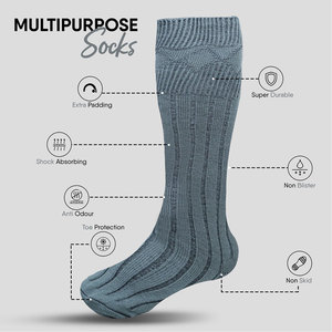 Kilt Hose for men, Traditional Scottish Socks for Kilts, Ribbed Design, Pull Up To Cuff Over Your Hose Flashes - Product Image 4