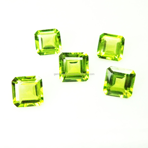 Tự Nhiên Brazil <span class=keywords><strong>Peridot</strong></span> 11X11Mm <span class=keywords><strong>Octagon</strong></span> Cắt Màu Xanh Lá Cây Loose Đá Quý - Product Image 5