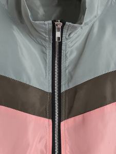 Nouvelle veste coupe-vent légère imperméable tendance pour femmes Broderie réversible Design respirant pour les vêtements de sport de plein air - Product Image 3