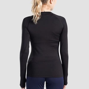 Camiseta de compresión transpirable para mujer 2026, control de abdomen, moldeadora corporal, 90% poliamida 10% elastano, camisetas con transferencia térmica - Product Image 4