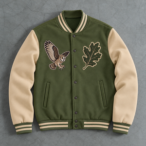 Chaqueta Universitaria de Béisbol, Uniforme Escolar, Ropa de Club, Ropa Casual, Ropa de Calle, Estilo Letterman, Parches de Chenilla - Product Image 6
