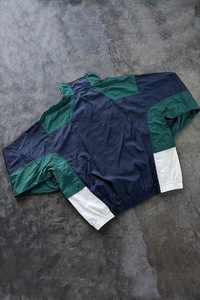 Custom 100% Nylon Windbreaker <b>Jacket</b> for <b>Men</b> Oversized Sports Style Zipper Color Blocking Windproof Light Casual Front Thin - Product Image 3