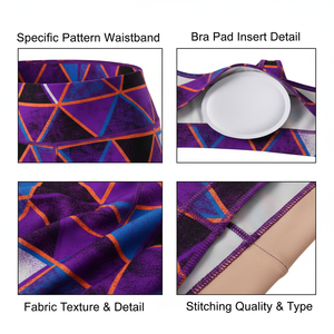 Ensemble de leggings et soutien-gorge de sport assortis pour femmes grandes tailles - Product Image 4