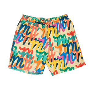 Men's Custom All Over Sublimation Print <b>Mesh</b> Shorts Colorful Pattern Polyester Streetwear Men Active Gym Training Beach Shorts - Product Image 1