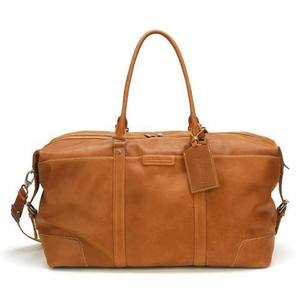 Sac de voyage en cuir de luxe personnalisé, fait main, avec logo, pour la nuit, vente en gros - Product Image 2