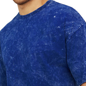 Popular Style Vintage Acid Washed Oversized T-Shirt for Men Heavy Cotton Streetwear Cropped Boxy Fit Drop Shoulder Men T-Shirt - Product Image 4