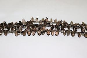 Cuentas de Cuarzo Ahumado Natural de Primera Calidad de 5 mm, Forma de Marquesa, con Corte Excelente, Cuentas de Cuarzo para la Fabricación de Joyas - Product Image 3
