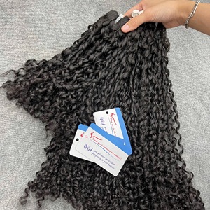 Extensiones de Cabello Remy de Lujo Vietnamitas Pixie Rizadas con Doble Trama, Estilo de Tejido Suave, Cabello Rizado al Vapor - Product Image 4