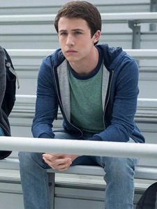 Dylan Minnette 13 raisons pour lesquelles Clay Jensen Hoodie - Product Image 3