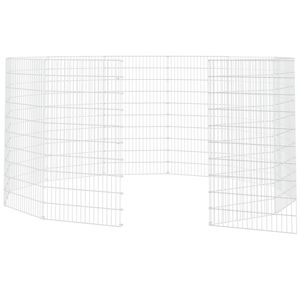 21,3 \ "x39.4 \" Recinto de animales de rango libre Jaula para mascotas de hierro galvanizado de 12 paneles - Product Image 5