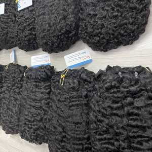 OFERTA ESPECIAL Extensiones de Cabello Virgen Vietnamita 100% Natural, Precio de Fábrica, Rizado Birmano de Lujo, Muy Brillante y Sedoso, Gran Cantidad en Stock - Product Image 4