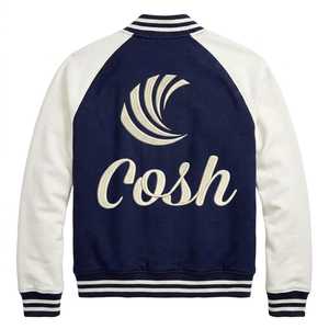 Bulk Custom Varsity Jacket <b>Wool</b> Body Leather Sleeves Wholesale Varsity Jacket Letterman Style Embroidered COSH INTERNATIONAL - Product Image 2