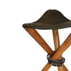 Silla Plegable de Cuero para Caza, Hecha a Medida, Modelo 2026, Taburete de Madera Premium para Exteriores, Asiento de Cuero Genuino, Personalizable para Todas las Estaciones - Product Image 3