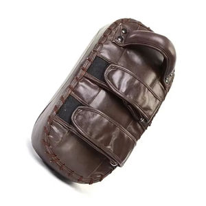 Top Quality Kick Pads Custom Logo MMA Muay Thai Kickboxing Martial Arts Punching Hand Target <b>Boxing</b> Pads Curved Kick Large Pads - Product Image 5