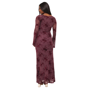 Vestido Maxi Floral para Mujer, Vestido Casual de Cintura Alta - Product Image 3