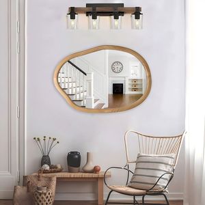 <b>Irregular</b> Asymmetrical Wall <b>Mirror</b> for Decor Wavy Accent <b>Mirrors</b> for Living Room Bedroom Entry Decorative <b>Mirror</b> for Home - Product Image 1