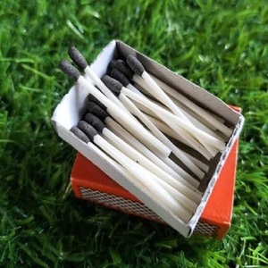 Fósforos de Seguridad Largos de Madera para Barbacoa, Fogatas, Camping, Parrilla, Iluminación Exterior, Resistentes al Agua y al Viento, Ecológicos, en Caja de Fósforos - Product Image 3