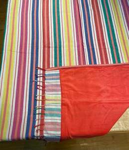 Toalla Ailoha de Secado Rápido con Rayas de Algodón Jacquard de una Cara para Deportes/Playa/Viajes - Product Image 4