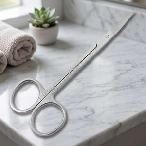 Stainless Steel <b>Nail</b> Scissors Straight Sharp Blade Round Handle Durable For Adults Manicure Use - Product Image 4