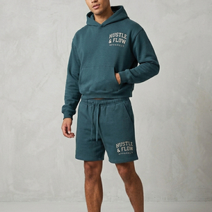 OEM Manufacturer's Custom <b>Men's</b> <b>Hoodie</b> <b>and</b> <b>Shorts</b> <b>Set</b> Wholesale Cheap Price <b>Men</b> <b>Hoodie</b> <b>and</b> <b>Shorts</b> <b>Set</b> - Product Image 2