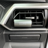 Penyegar Udara Mobil Portabel Isi Ulang CLIPIA Plastik - White Musk G-79 (Metallic Iron Gray) Penghilang Bau