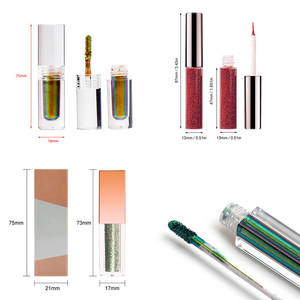Fard à paupières liquide à marque privée, haute pigmentation, waterproof, longue tenue, pailleté, métallique, effet caméléon, maquillage végétalien - Product Image 6