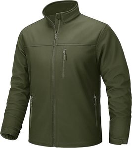 Wholesale price Men's Lightweight Softshell Jacket Fleece <b>Lined</b> Waterproof Tactical Rain Zip Up Winter <b>Coat</b> Windbreaker Casual - Product Image 6