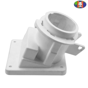 ฐานเสียบแบบมีหน้าแปลนพลาสติก ABS ฉีดขึ้นรูปตามสั่ง OEM | ผู้ผลิตตัวเรือนชิ้นส่วนไฟฟ้าแบบติดตั้งบนกระบอกสูบสำหรับงานหนัก - Product Image 3