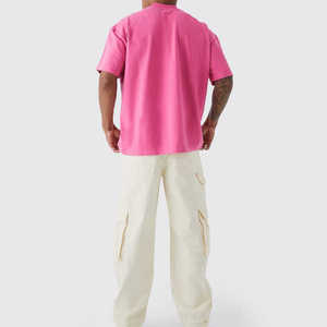 T-shirt graphique vieilli pour homme, style vintage délavé, coupe oversize en coton, streetwear décontracté, mode hip-hop, qualité supérieure - Product Image 3