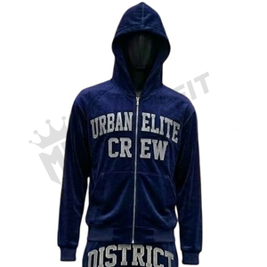 Conjunto Deportivo Personalizado para Hombre con Cierre, Estilo Moderno, Corte Ajustado, Ropa de Gimnasio, Atuendo Deportivo Elegante para Correr - Product Image 2