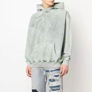 Conjunto Casual Dinámico para Hombre, Sudadera con Efecto Desgastado, Textura Vintage, Ajuste Cómodo, Tela Suave, Costuras Resistentes, Elegante - Product Image 2