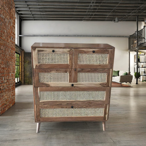 Table de Chevet Moderne Minimaliste en Bois Massif avec Rangement, Tiroirs Convertibles Extensibles et Pliables, Idéale pour Chambre, Salon et Hôtel de Luxe - Product Image 1