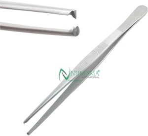 Pinces manuelles en acier inoxydable pour pansements, pinces de dissection, pinces à tissus, pinces chirurgicales à mâchoires dentelées, instruments - Product Image 2