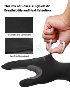 Gants de cyclisme personnalisés antidérapants respirants à doigts complets pour VTT, compatibles écran tactile, équipement sportif pour le cyclisme en extérieur - Product Image 3