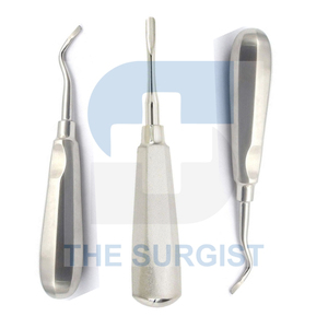 Juego de Elevadores Dentales Apexo, 3 Piezas, Rectos, Izquierdos y Curvos, Instrumentos de Extracción de Raíces, Acero Inoxidable, Reutilizables, Certificación CE - Product Image 6