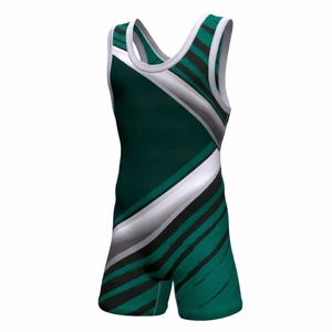 Singlet de Lucha Unisex Sublimado 2026, Económico, de Alta Calidad, Súper Suave y Elástico para Hombre, con Logotipo Personalizado en Color, No se Transparenta - Product Image 3