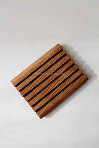 Boîte à savon en bambou écologique de haute qualité personnalisée pour la maison salle de bain cuisine hôtel utilisation porte-savon en bois pour le bain et la douche - Product Image 5